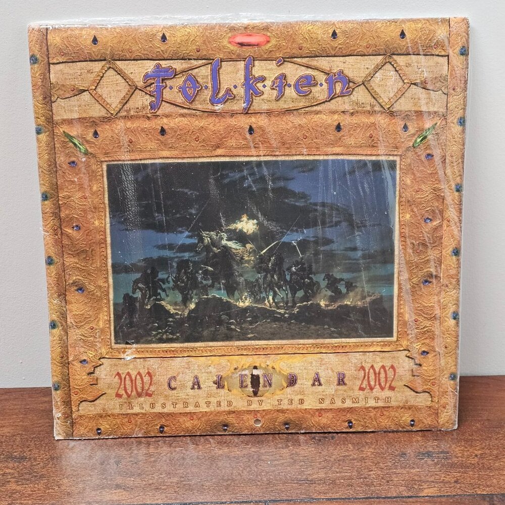 Tolkien 2002 Calendar Illustrated by Ted Nasmith with Poster